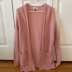 Pink cardigan